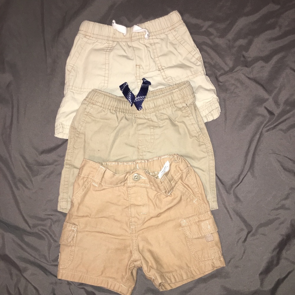 3 pair of 12M khaki shorts